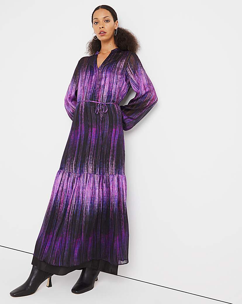 Jo Stripe Print Midi Dress