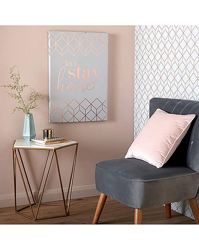 Lets Stay At Home Wall Art