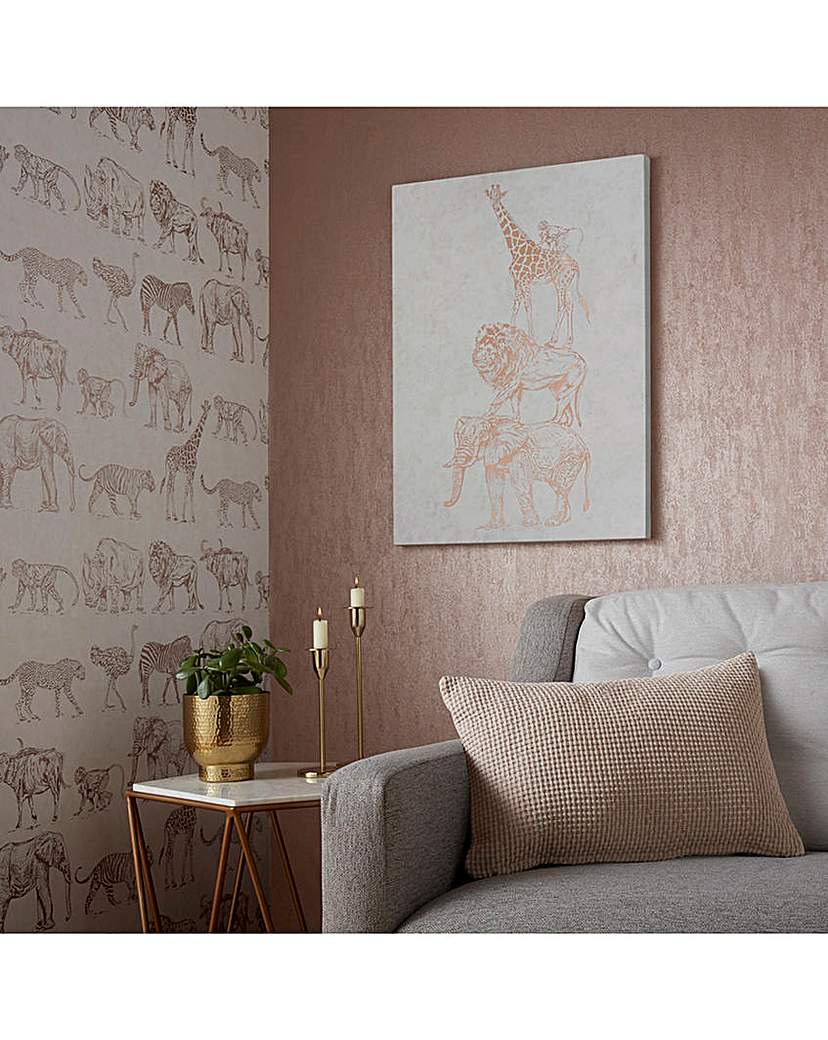 Safari Animal Canvas Wall Art