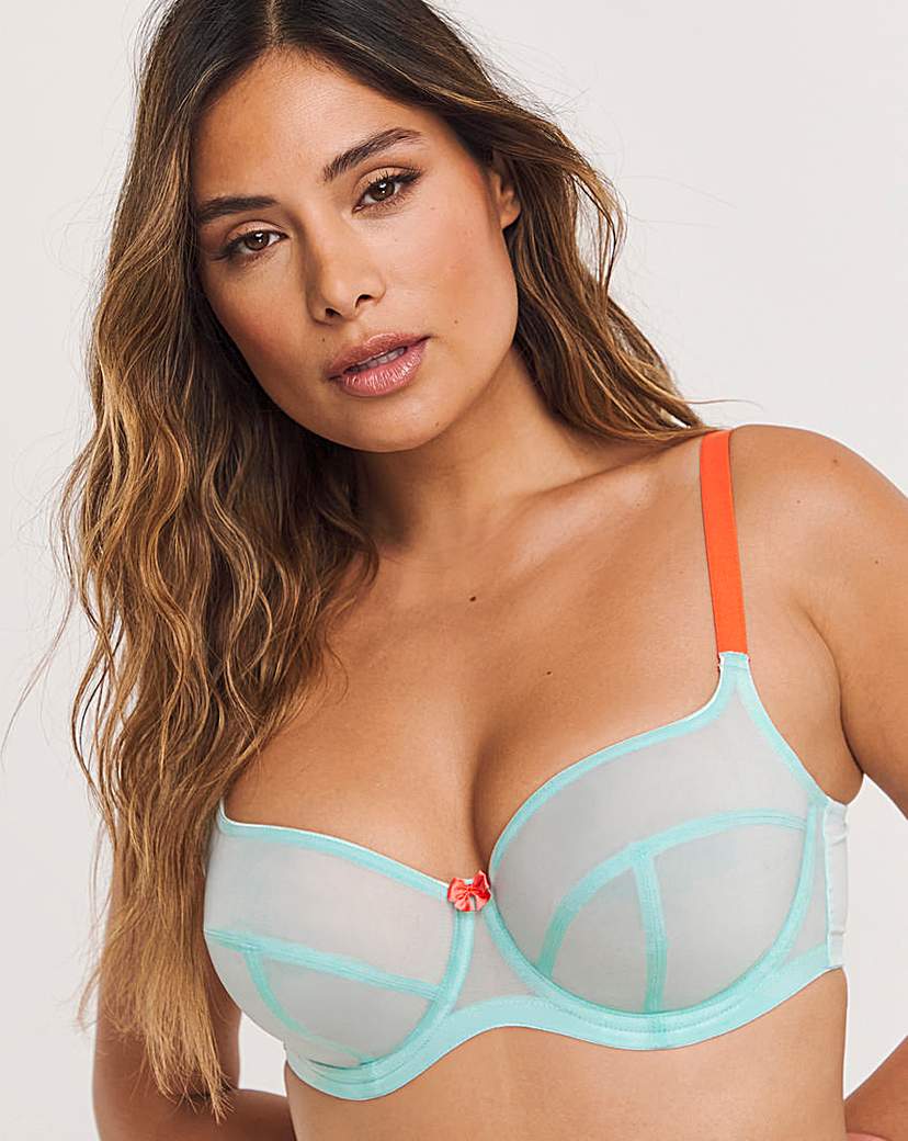 Panache Tango II Balcony Bra Aqu/Coral