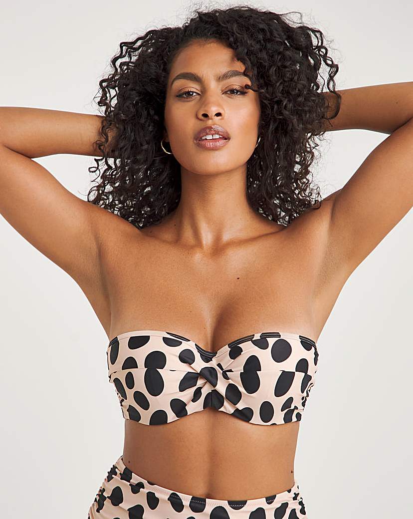 Panache Ella Twist Bandeau Bikini Top