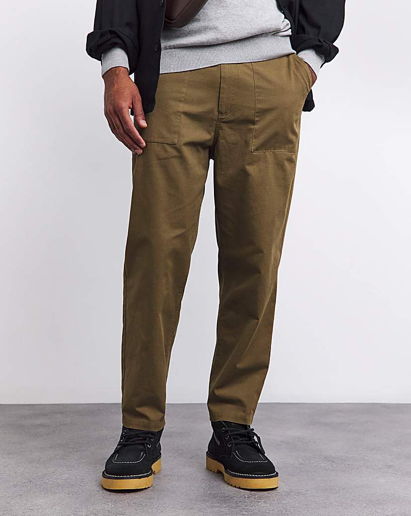 Farah Hawtin Tapered Fit Twill Trouser