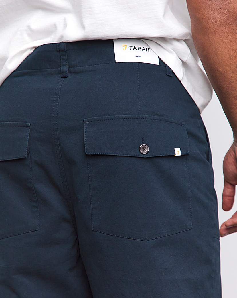 Farah Hawtin Tapered Fit Twill Trouser
