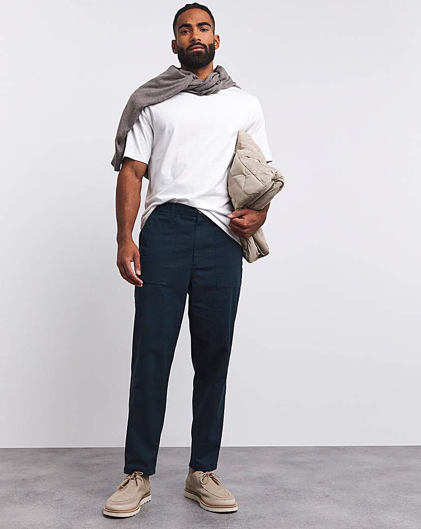 Farah Hawtin Tapered Fit Twill Trouser