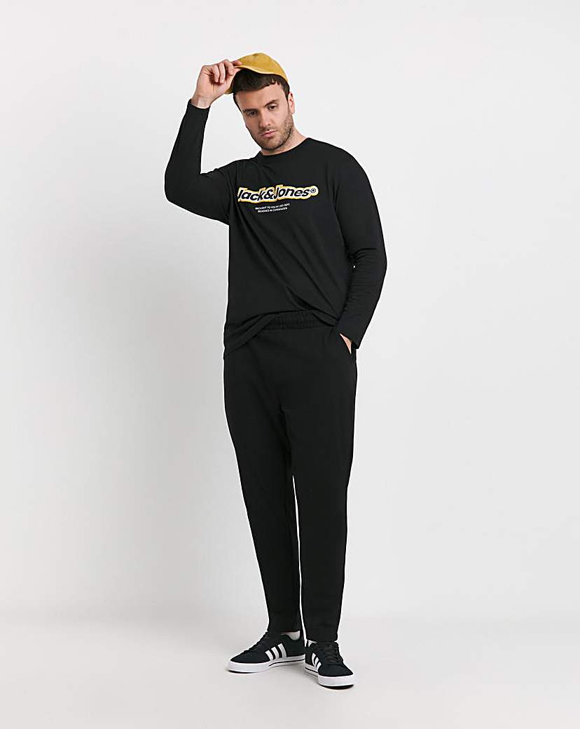 jack & jones BLACK Vesterbro Newton Tee 4XL(59) - JD Williams