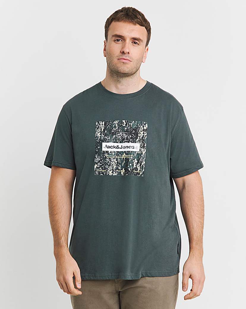 Jack & Jones Alpha Logo T-Shirt - Teal
