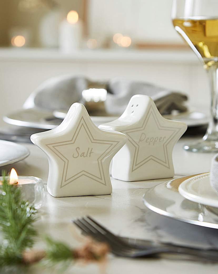 Starry Salt and Pepper Shakers