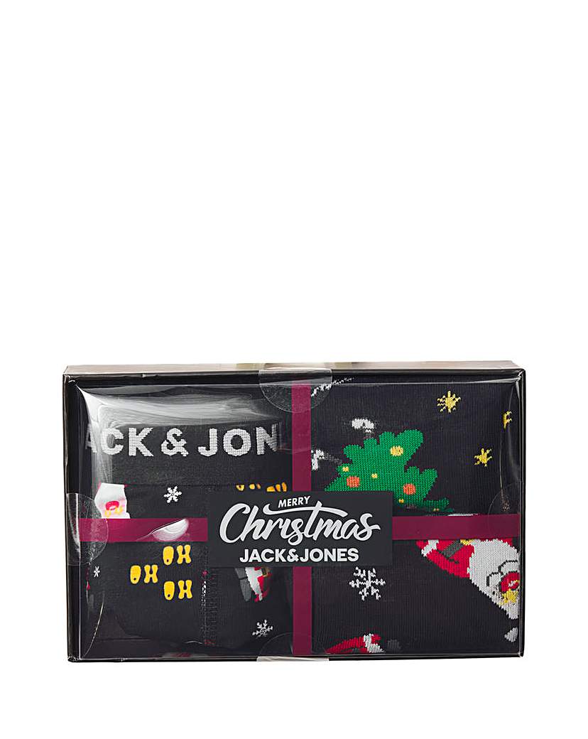 New In - Jack & Jones HOHOHO boxer sock giftset