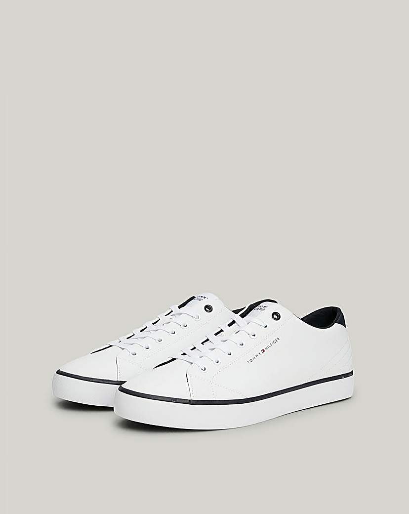 Tommy Hilfiger Leather Trainers - White