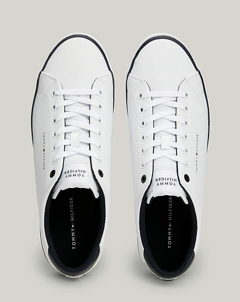 Tommy Hilfiger Leather Trainers - White