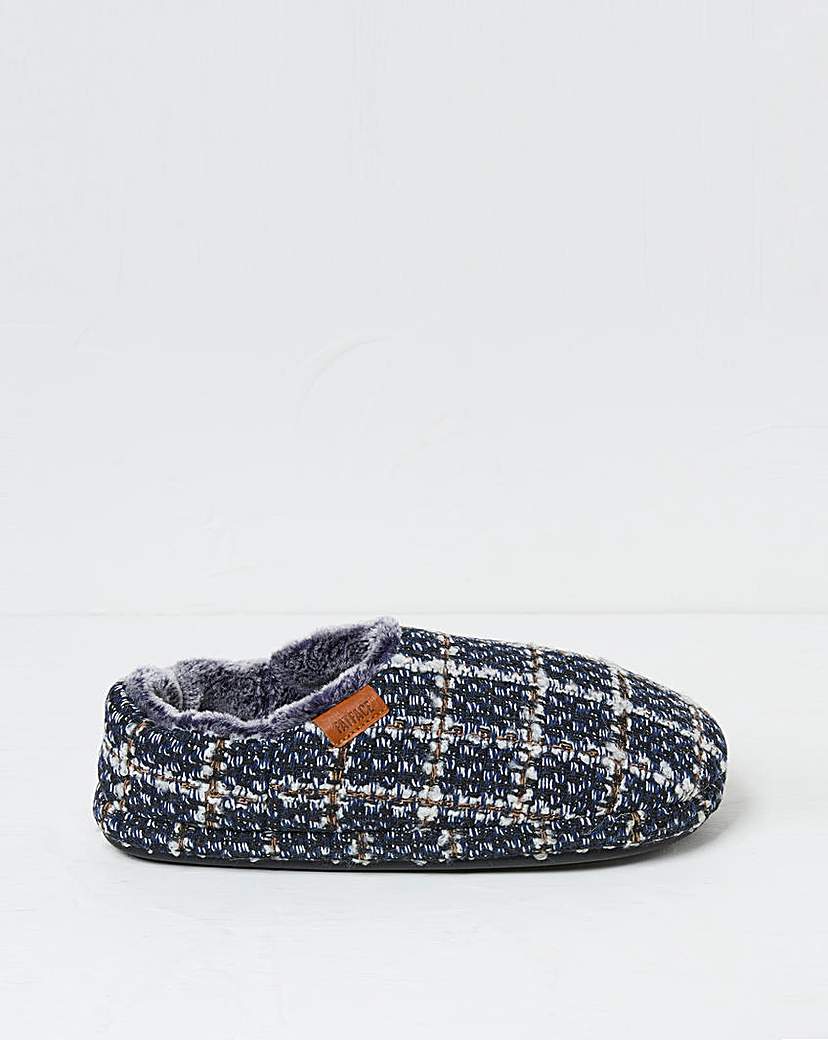 FatFace Arthur Check Mule Slippers