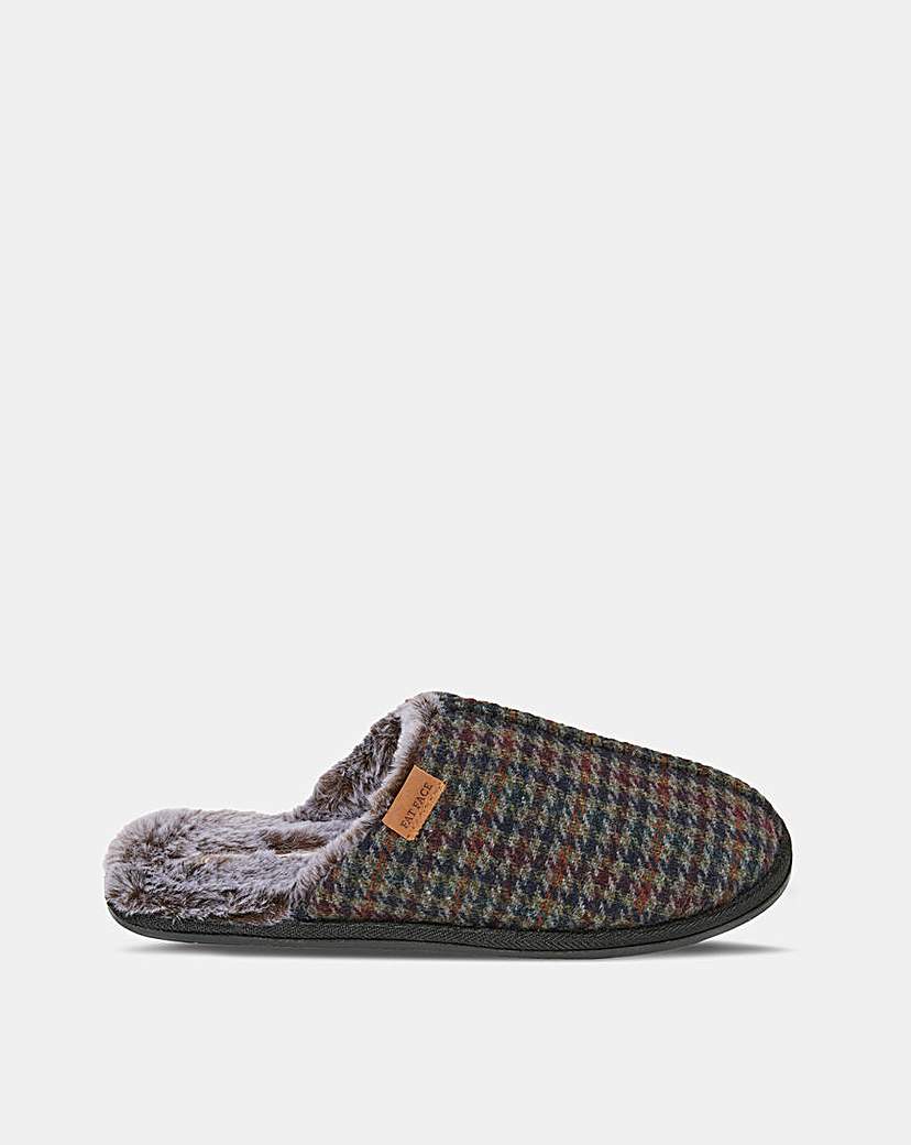 New In - Fatface Harvey Check Mule Slipper