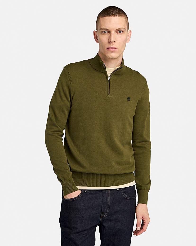 Timberland Cotton 1/4 Zip Jumper