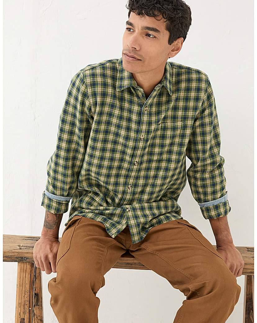 New In - FatFace Long Sleeve Read Check Shirt