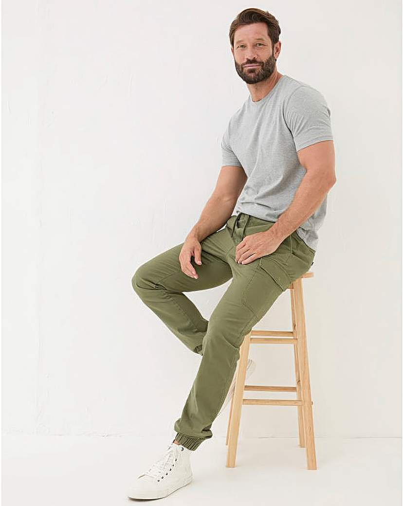 FatFace Kent Cuffed Cargo Trousers