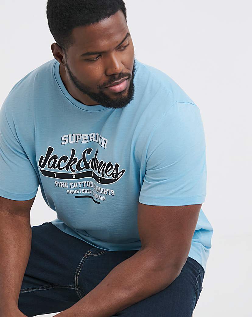 Jack & Jones Logo T-Shirt - Blue