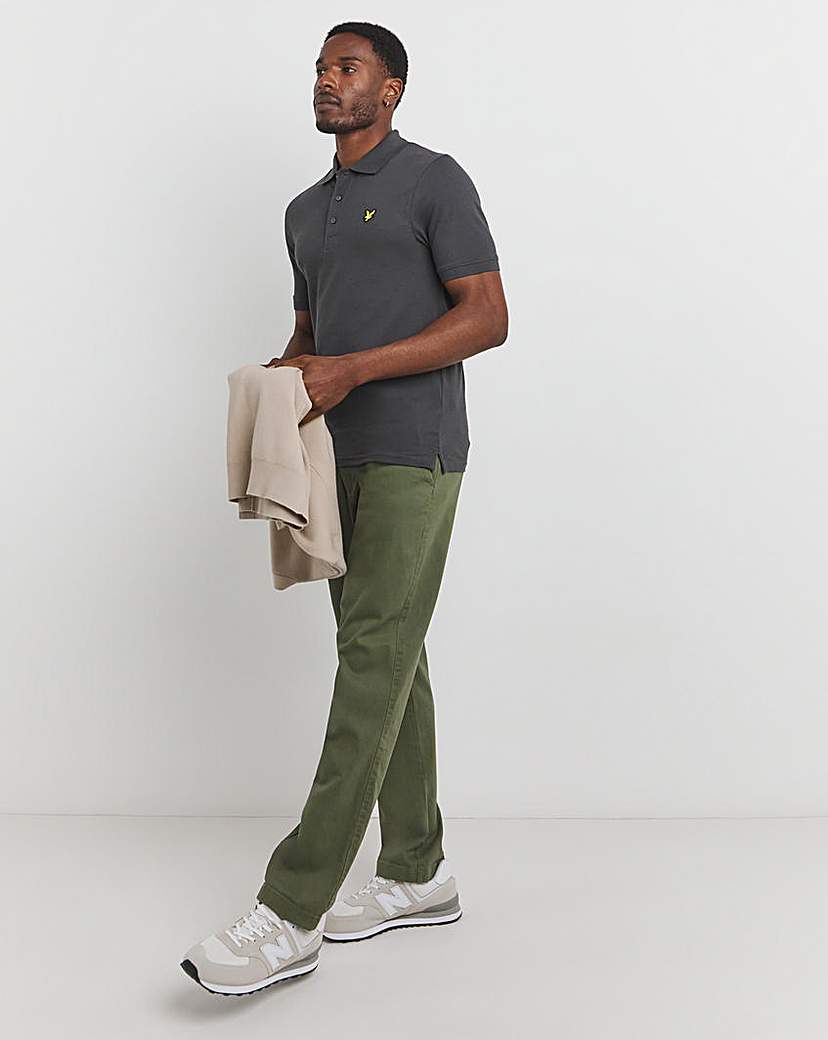 Lyle & Scott Gunmetal Classic Polo