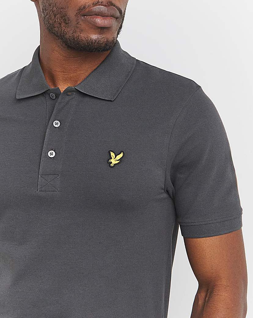Lyle & Scott Gunmetal Classic Polo