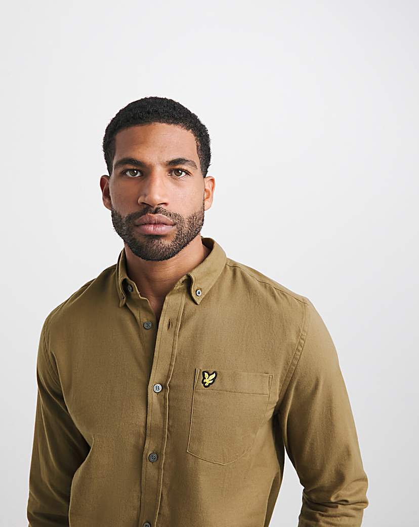 Lyle Scott Long Sleeve Flannel Shirt Wild …