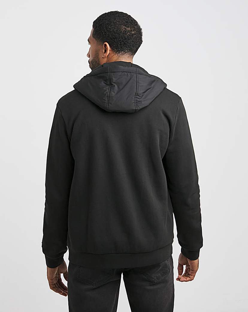 Lyle & Scott Hybrid Quilted Zip Hoodie