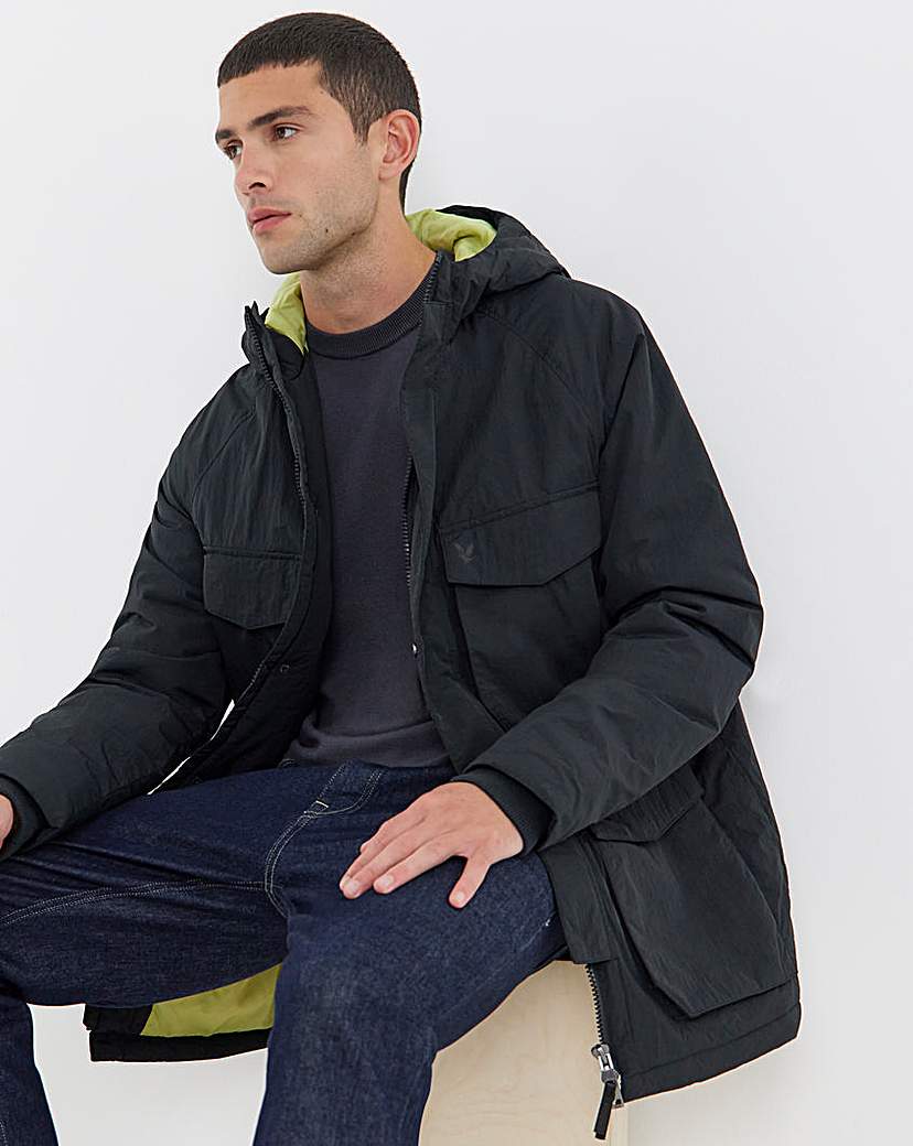 Lyle & Scott Men's Parka - Black - L42