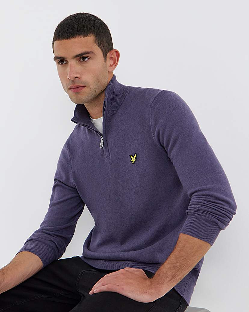 New In - Lyle & Scott 1/4 Zip Jumper - Graystone