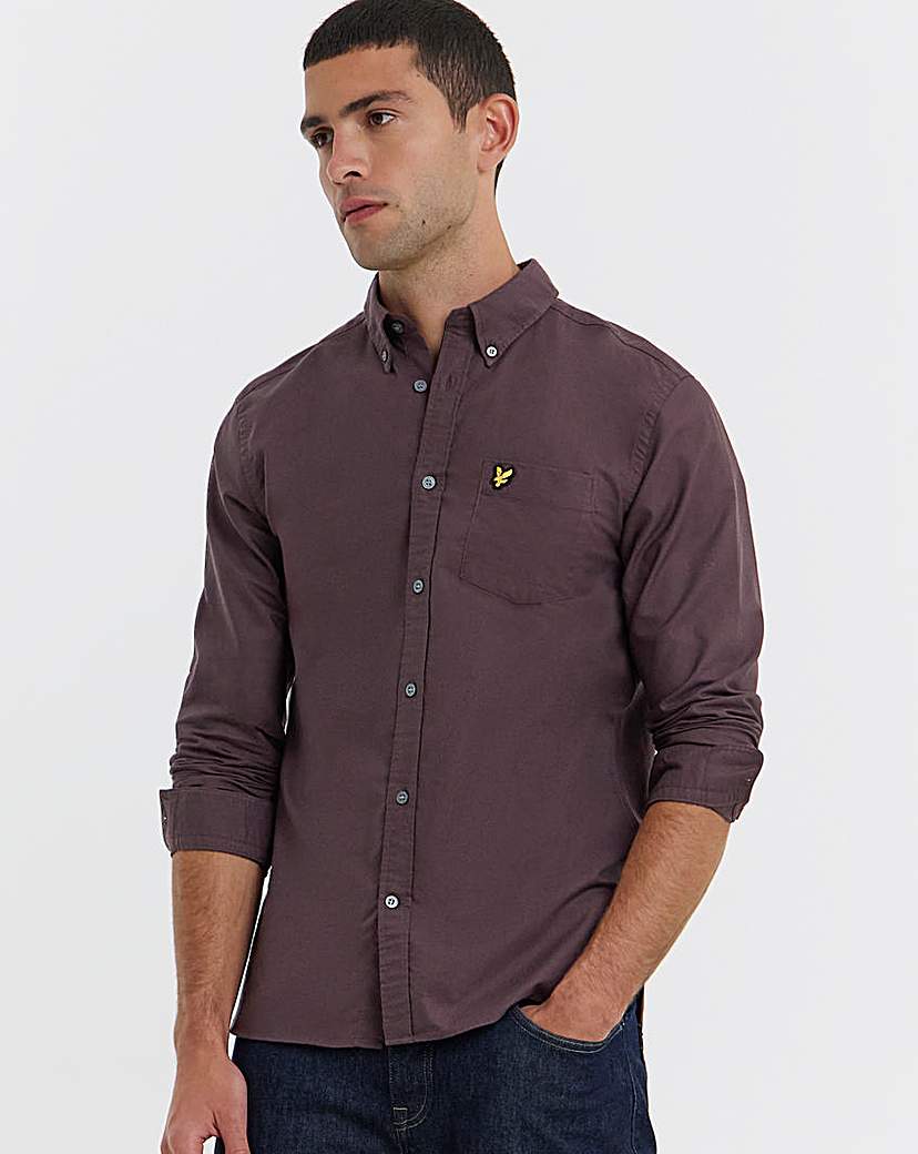 New In - Lyle & Scott Oxford Shirt - Espresso