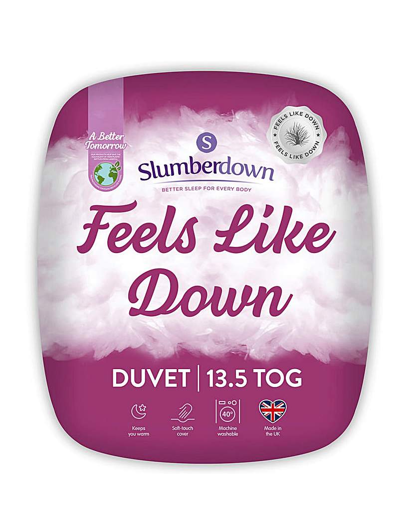 Slumberdown Like Down Duvet 13.5 Tog