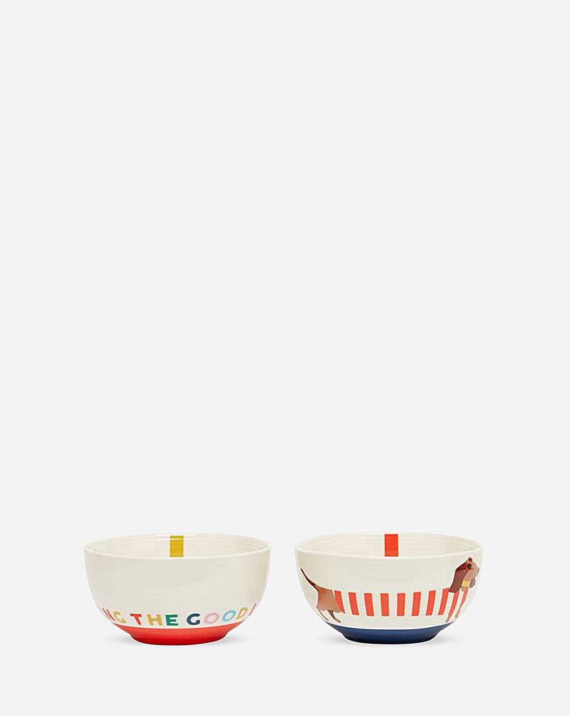 Image of Joules Brightside Dachshund Cereal Bowls