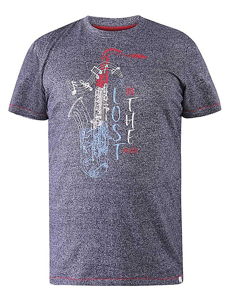 D555 Saxophone Printed T-Shirt