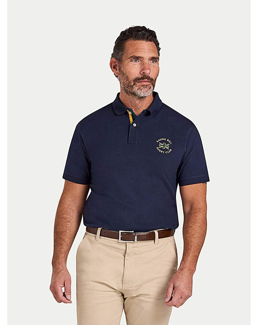 Raging Bull S/S Rugby Club Jersey Polo