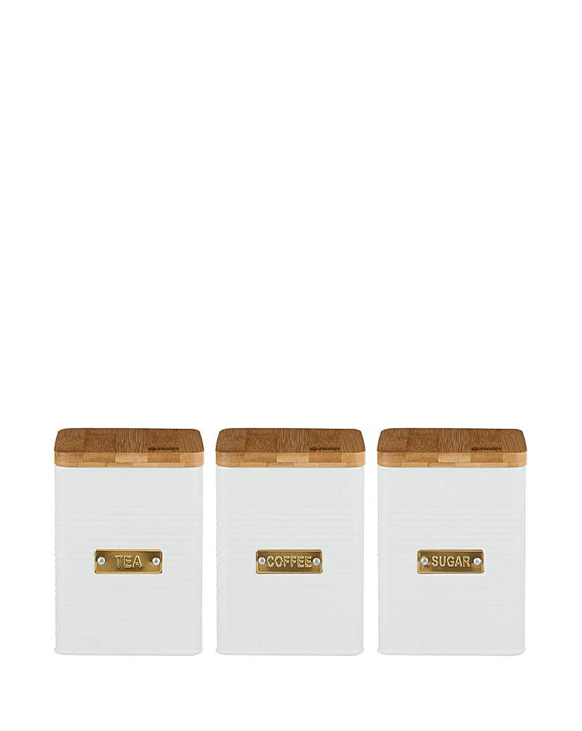 Typhoon Otto Square Set of 3 Canisters
