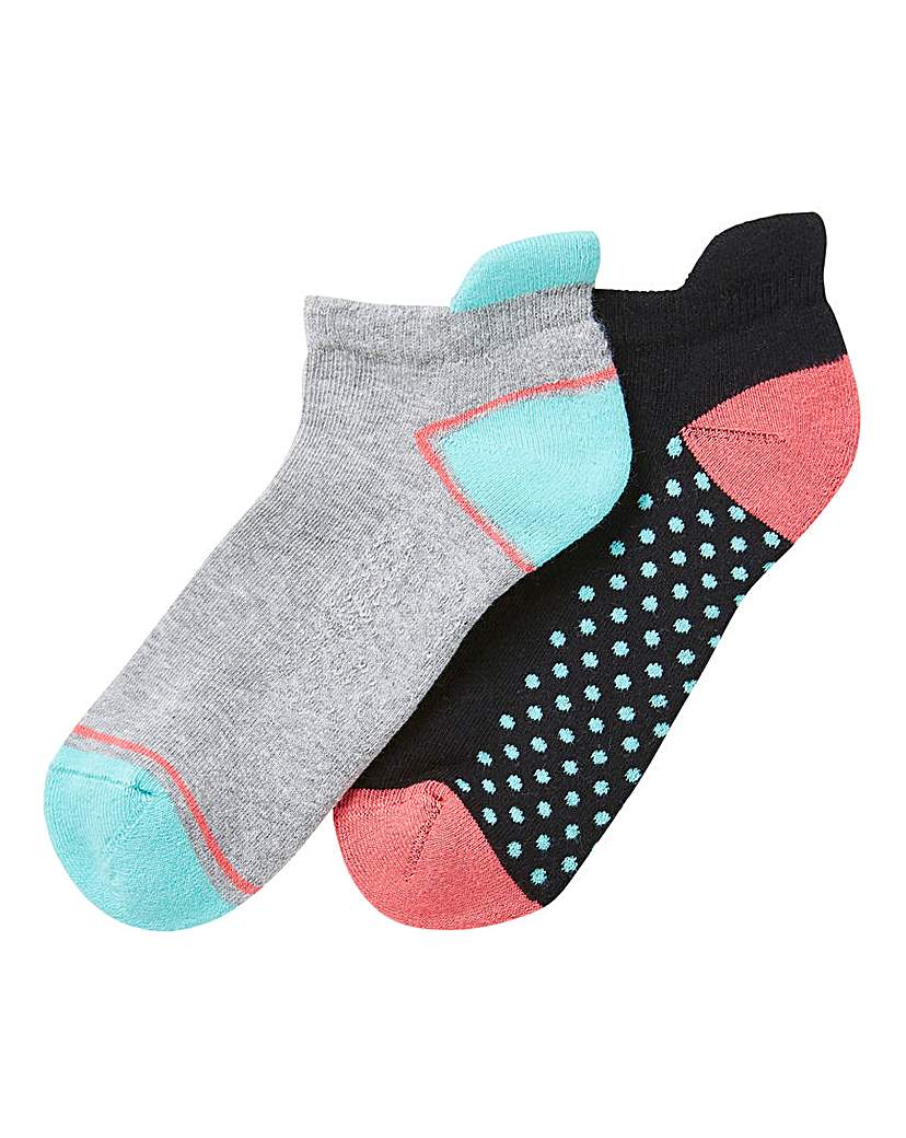 Image of 2 Pack Cushion Support Sports Sock