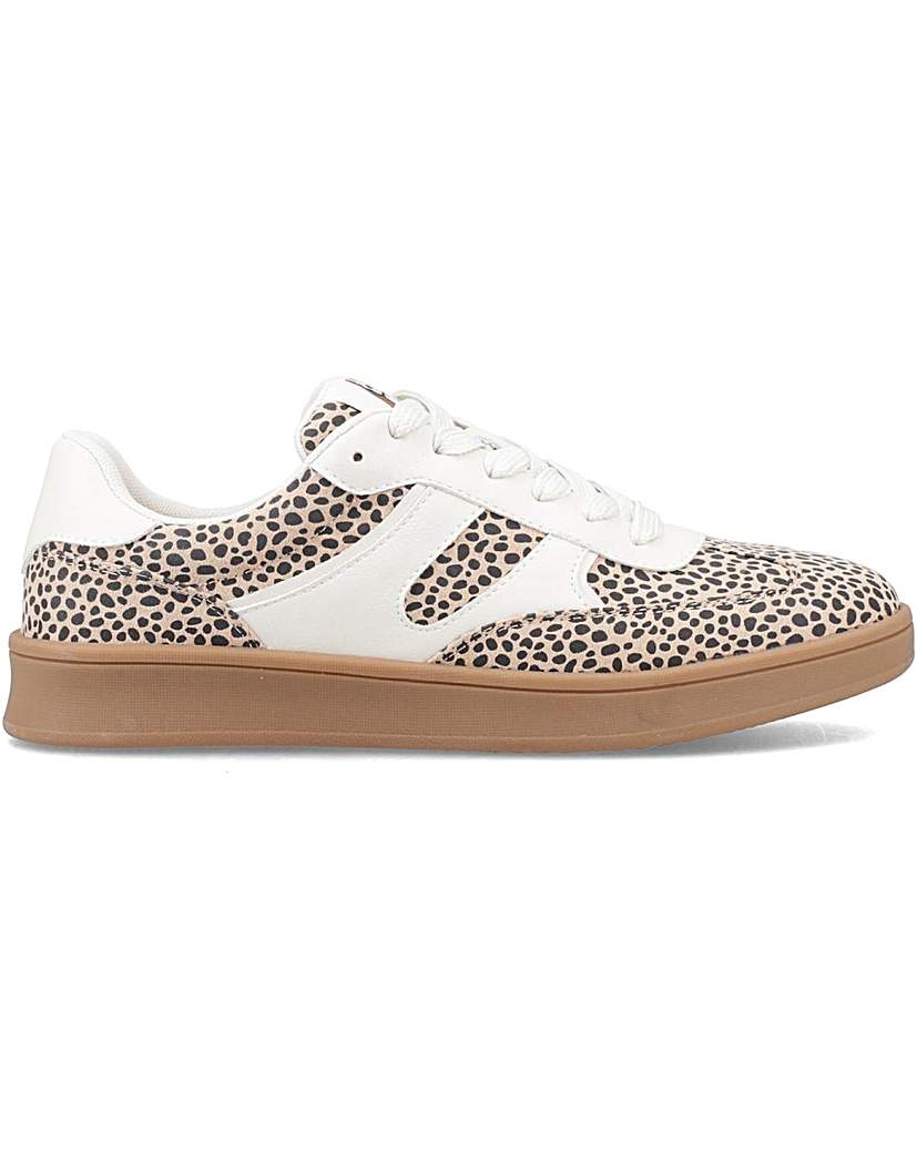 Hush Puppies Women's Cheetah Maura Textile Sneaker