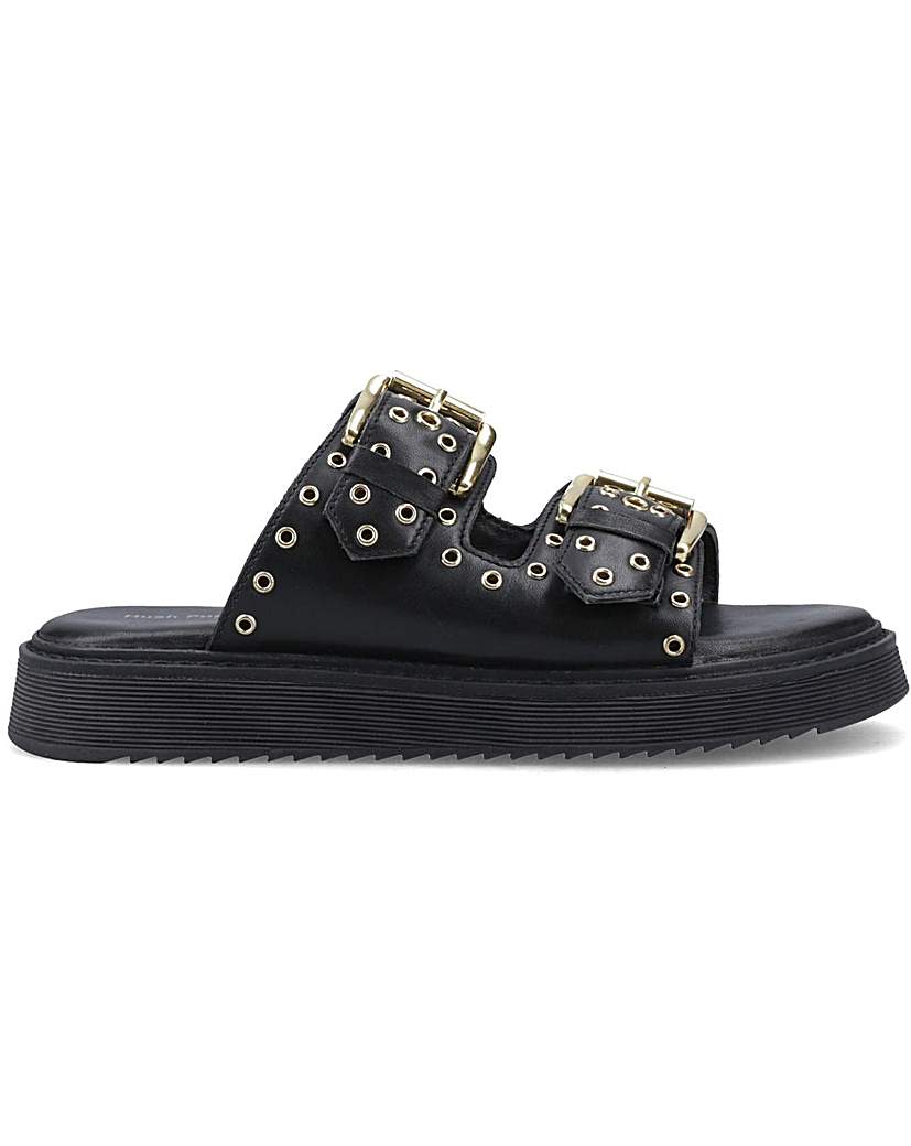 Hush Puppies Women's Black Christine Mule Sandal Size 5