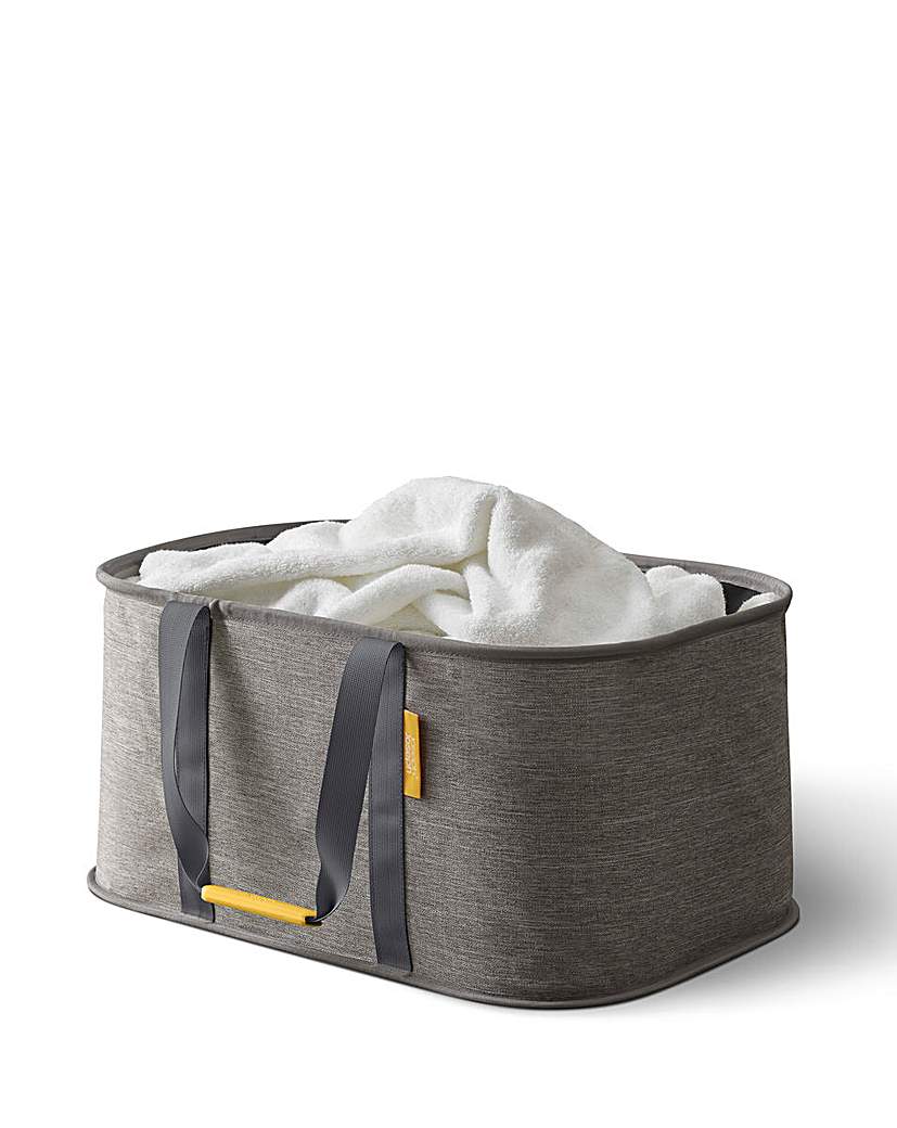 Joseph 35L Laundry Basket Grey