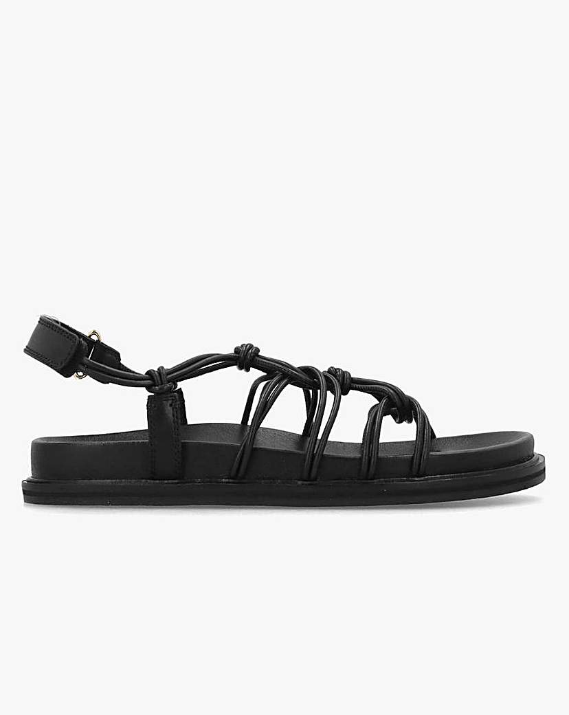 Radley The Roxburgh Knotted Strap Sandal Black - Radley - Size: 39