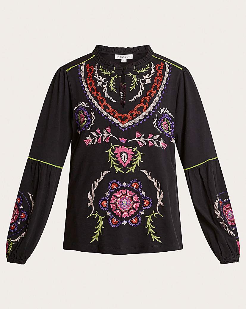 Monsoon Xoey Embroidered Blouse