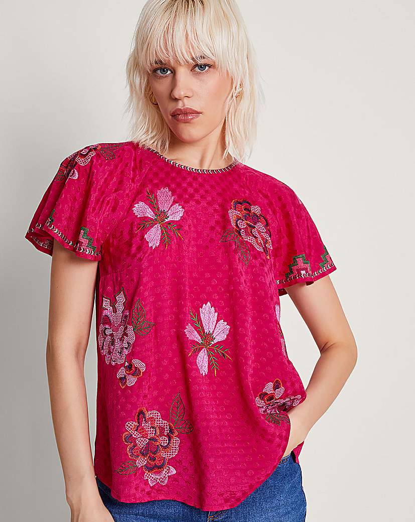 Monsoon Everly Embroidered Blouse