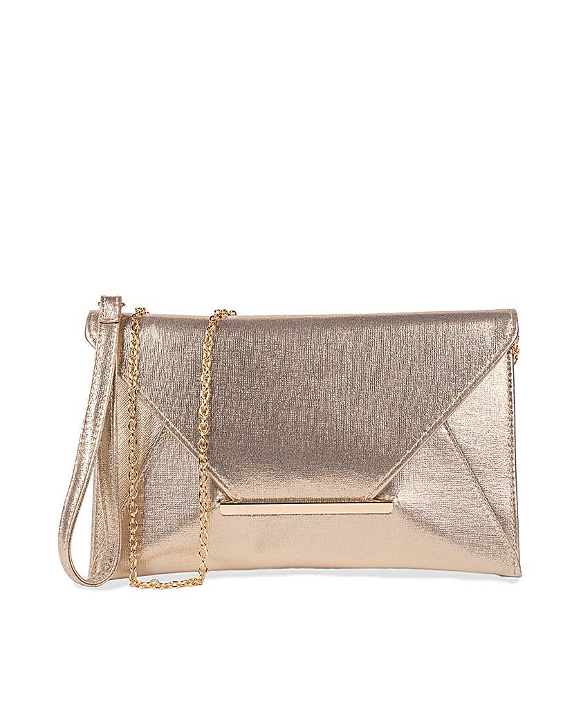 Paradox London Drina Clutch Bag - Champagne - Size  - Women's