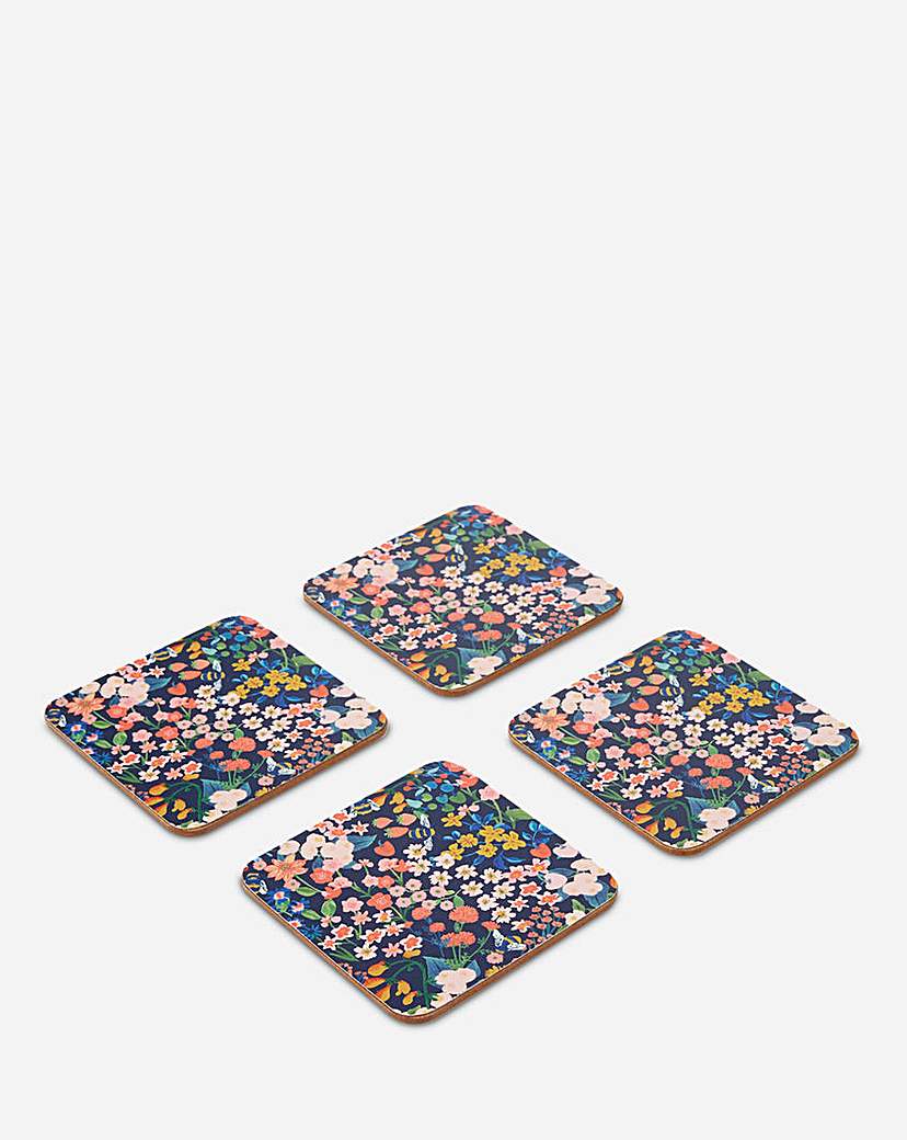 Image of Joules Country Cottage Floral Coasters