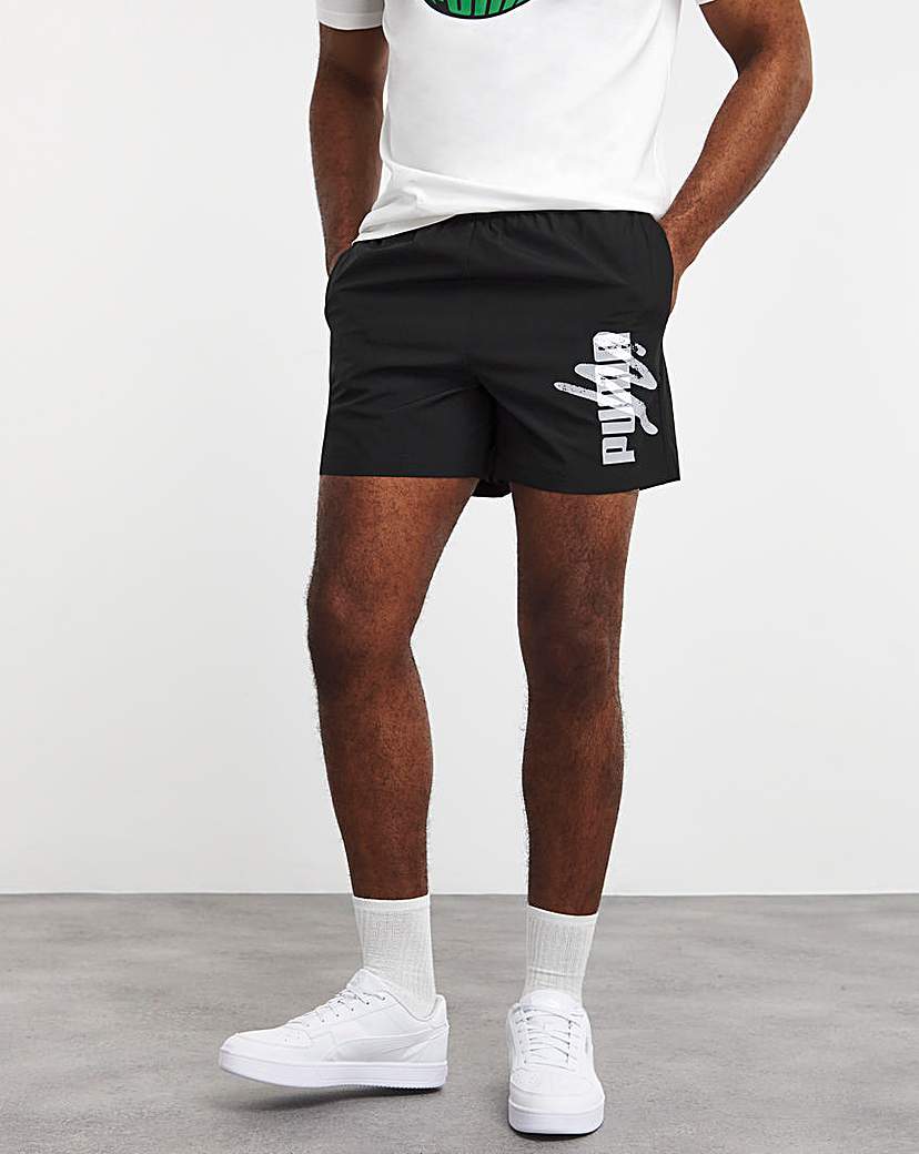 PUMA Essentials Logo Lab Woven 5 Shorts"