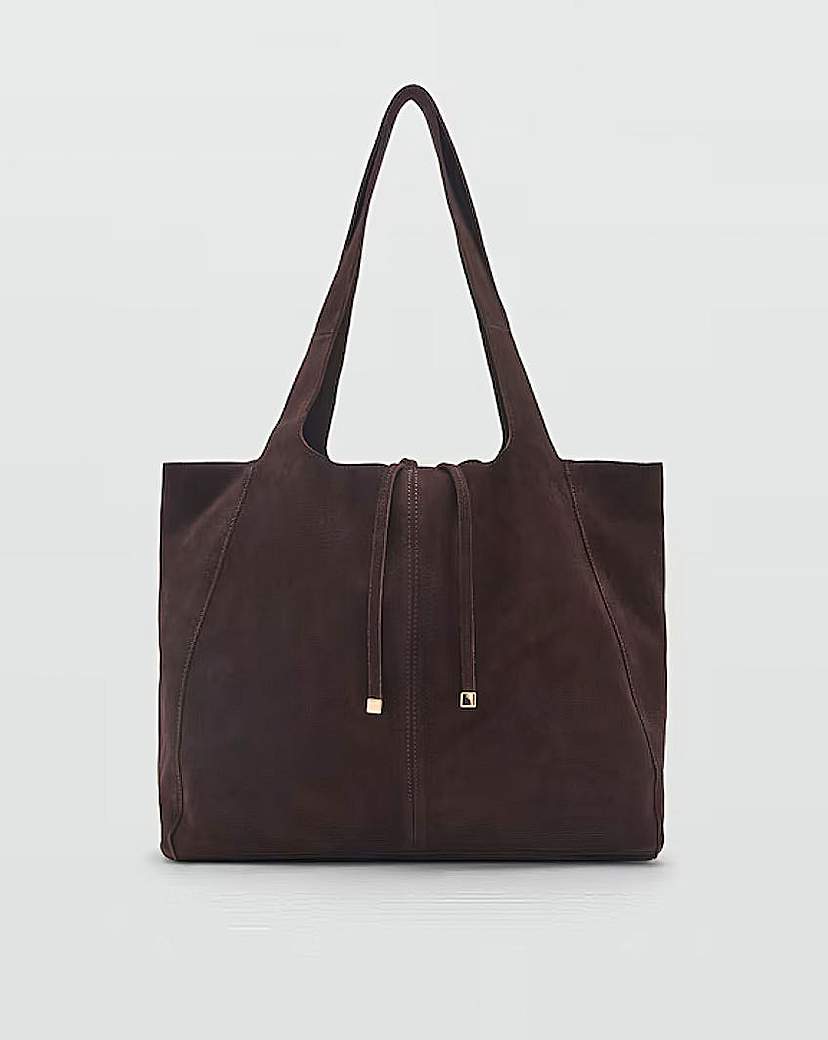 New In - Mango Real Suede Shopper Tote Bag