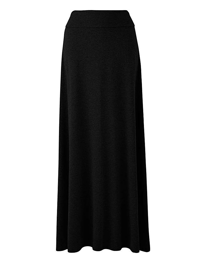 Stretch Jersey Maxi Skirt