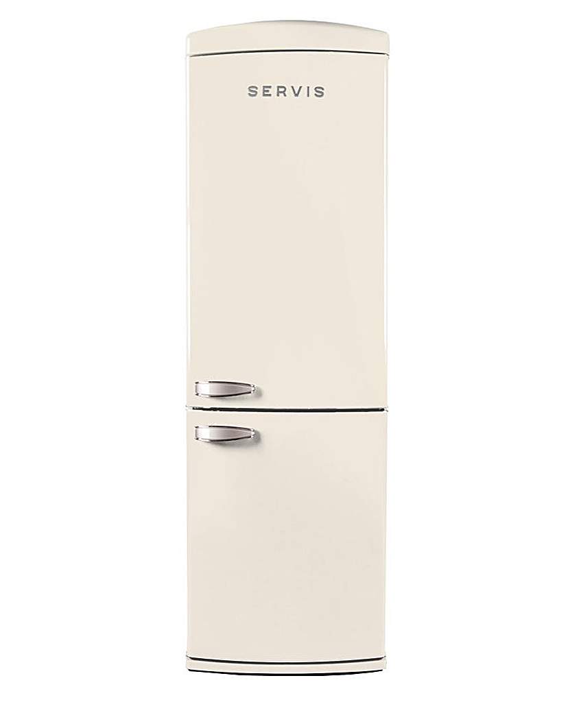 Servis Retro Cream Fridge Freezer