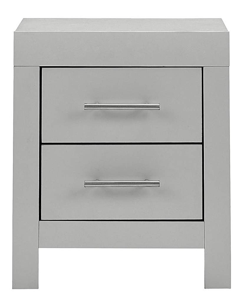 Dakota 2 Drawer Bedside Cabinet