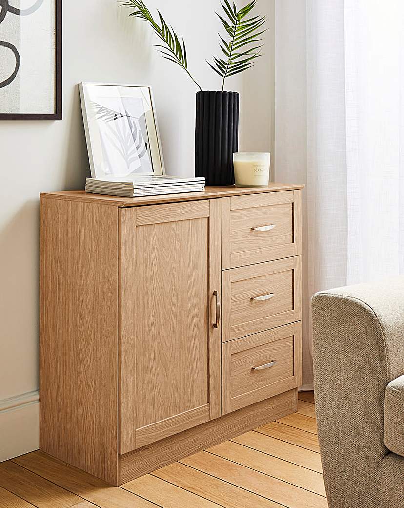 Kingston Compact Sideboard - Oak Effect