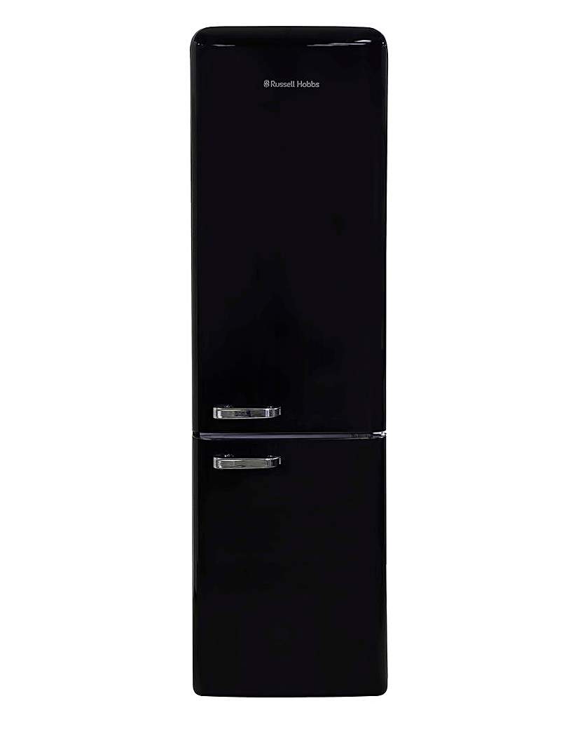 Russell Hobbs Retro Black Fridge Freezer