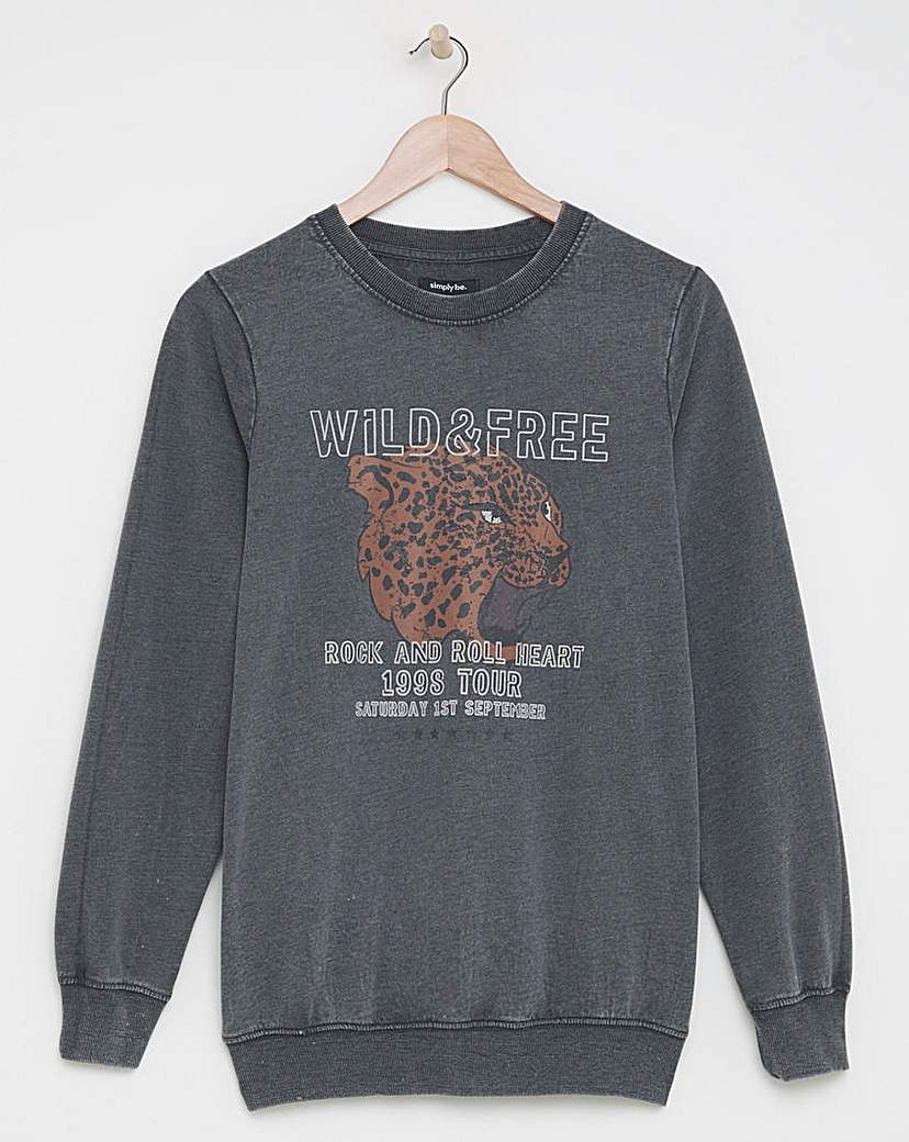Brooklyn Cheetahs Slogan Sweatshirt