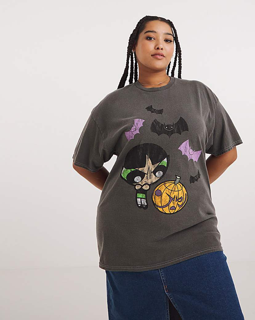 Charcoal Powerpuff Girls Halloween Tee